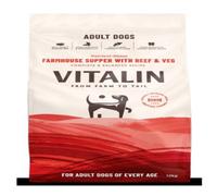 Vitalin Beef and Veg Farmhouse Supper Adult Dog Food - 12kg