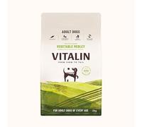 Vitalin Adult Vegetable Medley Dry Dog Food | Vegetarian Recipe with Added Prebiotics | 2KG