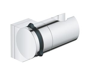 Vitalio Universal QuickFix Adjustable Wall Holder for Hand Showers, Holding Force Maximum 20 kg, Extra Easy to Fit QuickGlue, Chrome, 26183001