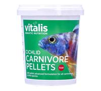 Vitalis Cichlid Carnivore Pellets Fish Food (1mm) 260G