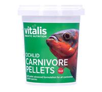 Vitalis Cichlid Carnivore Pellets Fish Food (4mm) 300G