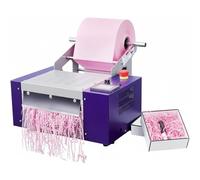 VitalisWorks Automatic Crinkle Cut Shredding Machine,Electric Raffia Zigzag Paper Shredder,Shredded Paper Cutter,Maximum width of raw material 200mm,for Gift Wrapping,Crafts & Festivals