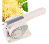 VitalisWorks Cordless Electric Cheese Grater, Automatic Rotary Slicer with 2 Rotary Drums, Rechargeable Handheld Shredder for Cheese, Nuts, Chocolate and Vegetables