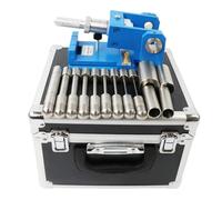 VitalisWorks Cylindrical Axis Bending Tester, Paint Cylindrical Mandrel Tester/Bending Tester, Shaft Rod Diameter: 2/3/4/5/6/8/10/12/16mm, Shaft Sleeve 18/20/25/32mm, for Test Coating Elasticity