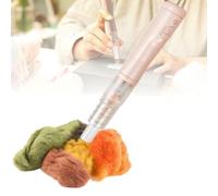 VitalisWorks Electric Wool Felting Tool, Punch Style Felting Needle Tool, 5 Speed Control, 5 Needle Hole Positions, 10 Barbed Needles, for DIY Wool Painting and Felted Craft Work