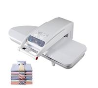 VitalisWorks Intelligent Steam Ironing Press, 1400W Digital Steam Press 5 Fabric Functions, Temperature Adjustable, Overheating Protection, for Home, Laundry, Hotel, Office, 80 x 31cm