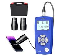 VitalisWorks Multifunctional Digital Luminance Meter, 1000000cd/m2 Spectrum Flaw Detection Light Meter with 10 & 20mm Probes, HD Display Screen Testing Instrument for Brightness Flicker CCT CRI