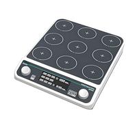 VitalisWorks Multiple Magnetic Stirrer Led Display Adjustable Magnetic Mixer Laboratory Stirrer Magnetic Mixer Time Multi Position Lab Stirrer for Research School Lab (MMS9)