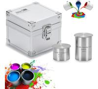 VitalisWorks Stainless Steel Paint Pycnometer, Density Measurement with Storage Box, ±0.7ml Error, for Paint, Oils and Auxiliary Materials
