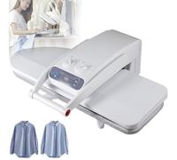 VitalisWorks Steam Ironing Press, Commercial Heavy-Duty Steam Press, Plate Size: 800 x 310mm, Designed for Bed Sheet,Pillowslip,Napkin, and Almost Any Flat (Nostand)