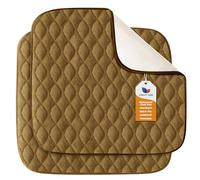 Vitality Care Washable Incontinence Chair Protector Pad, Waterproof, 2 Pack | Waterproof chair cushion protector, washable, 4-layer, non-slip, for adults, kids and pets, Brown, 53x56cm