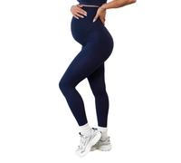 Vitality Cloud II Women's Maternity Pants - Comfortable Over-Bump Stretch Leggings for Work and Essential Maternity Clothes, Oxford, M