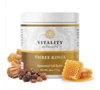 Vitality Extracts Three Kings Balm - 6oz, Frankincense, Myrrh, Sandalwood, Sacred, Ultra-hydration, Relief from Discomfort, Soft Skin