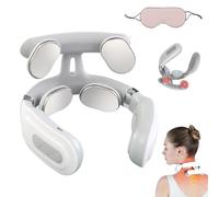 Vitality Magic Pro 2.0 Neck Massager, 2025 Upgraded 4-Head MagicPro 2.0 Neck Heated Electric Massagers, with 6 Vibration Modes & 15 Intensity Levels, Improve Sleep Quality