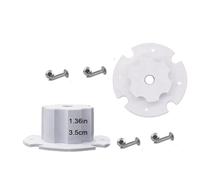 VitalKos 2 Pcs Car Tire Adapter 3.5CM Connection Clip,Equipped with 8 Fixing Screws,Transmission Gear External Gear Accessories Connect Gearbox Motor and Wheels for Kids Powered Ride-On Accessories