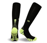 Vitalsox Italy-Patented Compression VT1211,Medium,Black/Neon