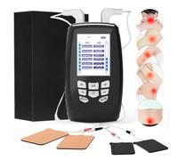 Vitaltrack TENS Pro, Electric Foot Massager, Shiatsu Heated Deep Kneading Massager with Remote Control for Plantar Fasciitis Pain Relief (Black*1)