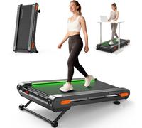 Vitalwalk Walking Pad with Incline，Wide Full Deck Treadmills for Home Office with Auto Incline, Portable Under Desk Treadmill 159KG Capacity, Vertical Storage Small Spaces, Quiet, Grey, Extra Large