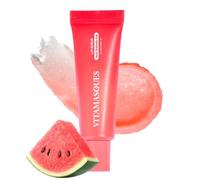 Vitamasques Lip Sugar Scrub - Watermelon, Lip Exfoliator Scrub, Sugar Scrubs, Overnight Hydration & Softening, Soothing Dryness, moisturizing lip scrub is enriched with Shea Butter - Made in Korea