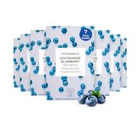 Vitamasques Niacinamide Blueberry Hydrating Face Mask Set - 7 Pack Plant-Based Vegan Korean Face Masks Skincare Sheet, Helps Reduce Blemishes & Brighten Uneven Skin Tone