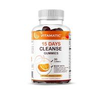 Vitamatic 15 Day Cleanse Gummies, Senna, Cascara, Psyllium, Flaxseed, Aloe Vera, Licorice, MCT, Probiotic