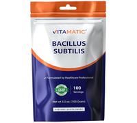 Vitamatic Bacillus Subtilis Pure Powder Probiotic Powder - Gut Health - 100 Gram - 100 Servings