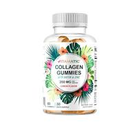 Vitamatic Hydrolyzed Collagen Gummies with Vitamin C, Zinc and Biotin, 200 mg - Healthy Skin Support - 60 Gummies