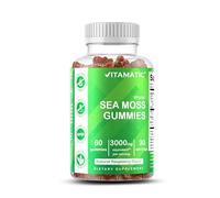 Vitamatic Irish Sea Moss Gummies with Bladderwrack & Burdock Root - 3000 mg - 60 Vegan Gummies