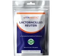 Vitamatic Lactobacillus Reuteri Probiotic Powder - Digestive Health Support - 100 Gram (3.5 OZ) - 100 Servings