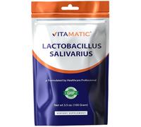 Vitamatic Lactobacillus Salivarius Probiotic Powder - Digestive Support - 100 Gram (3.5 OZ) - 100 Servings