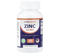 Vitamatic, Zinc, 50 mg, 120 Tablets