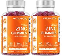 Vitamatic Zinc Gummies with Vitamin D3 & Echinacea, 60 Gummies - 2 Pack