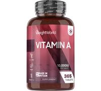 Vitamin A 365 Tablets 10000IU Eye Health Skin & Immune System Retinol Supplement