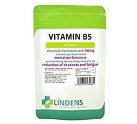 Vitamin B-5 500mg 1-a-Day 2-Pack 180 Tablets Pantothenic Acid B5 Brain Energy