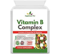 Vitamin B Complex 365 Tablets - with B1, B2, B3, B5, B6, B12, Biotin, Folic Acid - UK Manufactured
