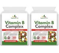Vitamin B Complex 365 Tablets - with B1, B2, B3, B5, B6, B12, Biotin, Folic Acid - UK Manufactured (Pack of 2)