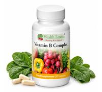 Vitamin B Complex | All 8 B Vitamins | 90 Vegan Caps | Health Leads | 8 B vitamins + inositol & ALA. Supports energy, immunity, vision, reduces tiredness (EU claims). High strength.