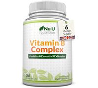 Vitamin B Complex High Strength 180 Vegan Tablets 6 Month Supply Contains All 8