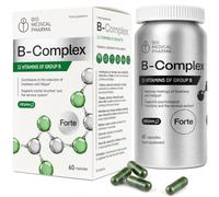 Vitamin B Complex High Strength - 8 B Vitamins, 60 Vegan Capsules | B12 as methylcobalamin, folate as 5-MTHF and B6 as P-5-P, with choline, inositol and PABA, 1 capsule daily