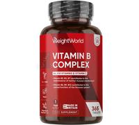 Vitamin B Complex Supplement - 365 Tablets - 1 Year Supply - with All 8 B...