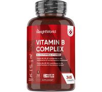 Vitamin B Complex Supplement - 365 Tablets - 1 Year Supply - with All 8 B Vit...