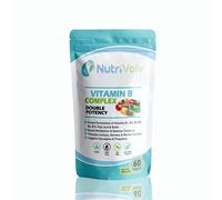 Vitamin B Complex Supplements with B Vitamins Including high strength B12, B1, B2, B3, B5, B6, B7, B9, Biotin & Folic Acid- Support Healthy Energy Metabolism | 60 Tablets
