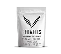 Vitamin B1 Powder Thiamine Hcl REDWELLS No Additives GMO Free Vegan - 1kg Pack