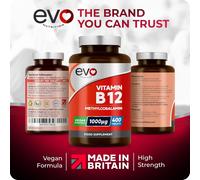 Vitamin B12 1000mcg Methylcobalamin 400 Tablets Energy Fatigue Tired Immunity