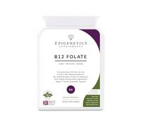 Vitamin B12 + Folate | High Strength 800mcg Folic Acid + 800mcg Methyl B12 as Methylcobalamin | 60 Vegan Capsules UK Made by Epigenetics Supplements