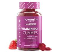 Vitamin B12 Gummies - 1000 mcg High Strength B12 Gummies - Enriched with Vitamin C, B1, B2, B6, & Biotin - 1 Month Supply - Vitamin B Complex Gummies