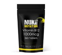 Vitamin B12 High Strength Tablets 1000mcg Reduces Tiredness Fatigue - 365 Pills