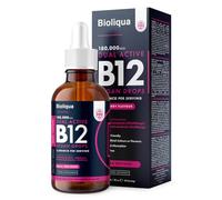 Vitamin B12 Liquid Drops - Vegan - High Strength 3000mcg - 2 Month Supply - 60 Servings - 18,000mcg per 60ml Dropper Bottle - Sublingual & Dual Action for Fast Absorption - Made in The UK by Balance