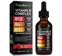 Vitamin B12 Liquid Drops with B6 - Sublingual Methylcobalamin B12
