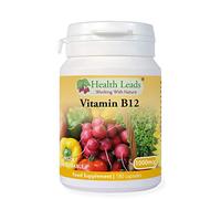 Vitamin B12 Methylcobalamin 1000µg 180 Capsules, Magnesium Stearate Free & No Nasties, B12 contributes to The Reduction of Tiredness and Fatigue, Normal Function of The Immune System, Made in Wales